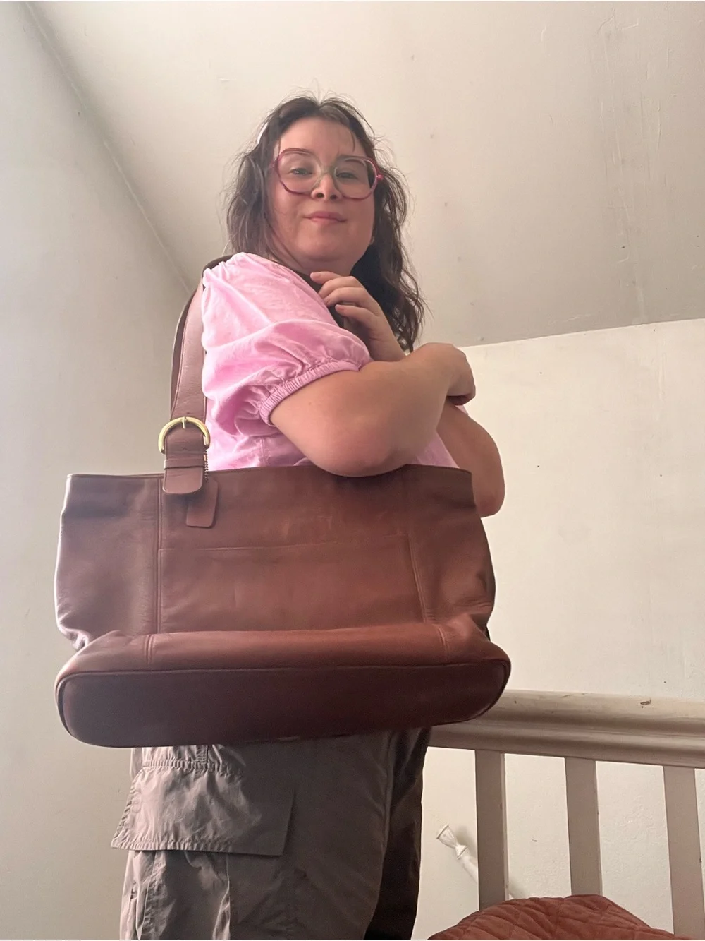 Coach vintage Tote Bag in Rich Cognac Brown